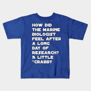 Funny marine biologist jokes Kids T-Shirt